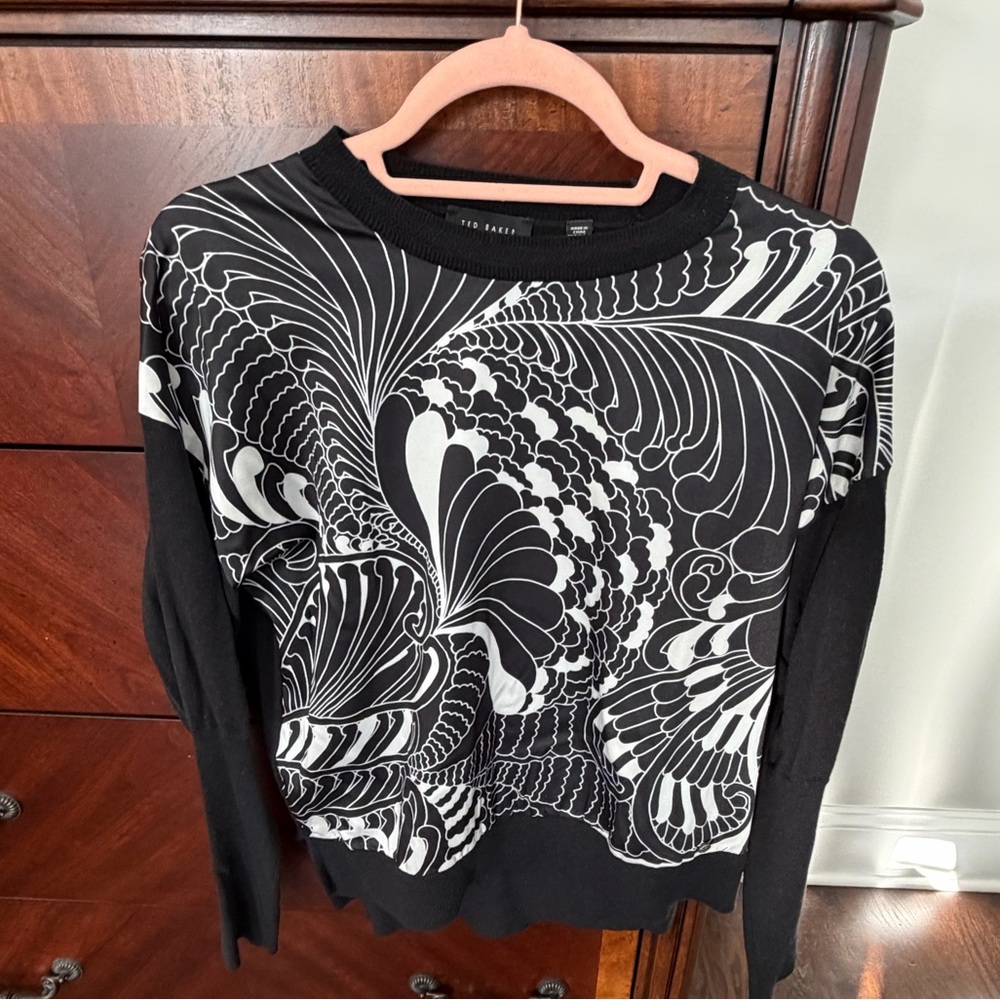 Ted Baker Silk front panel Women's Sweater